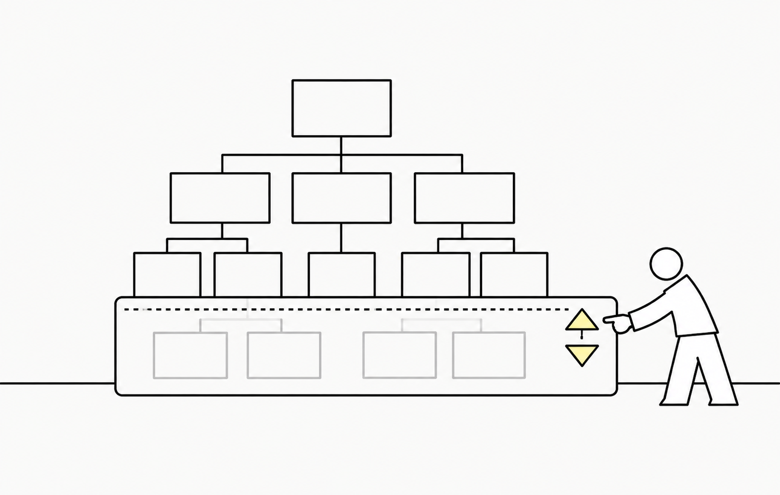How to Hide and Show Org Chart Levels in TeamOrgChart
