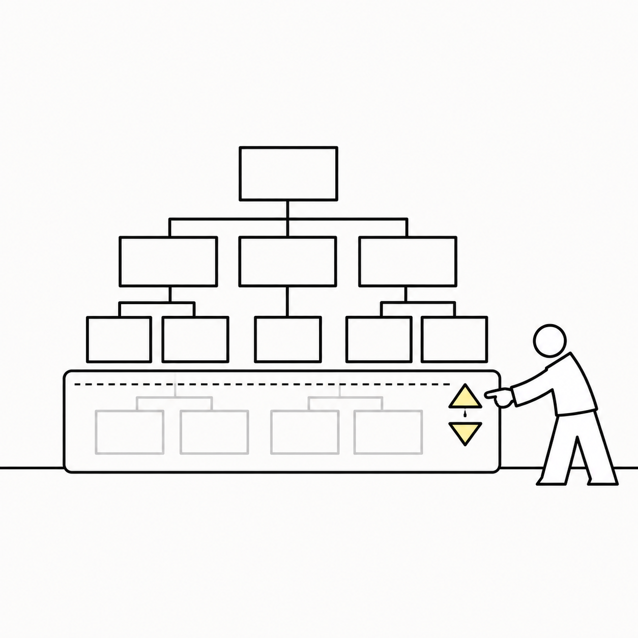 How to Hide and Show Org Chart Levels in TeamOrgChart